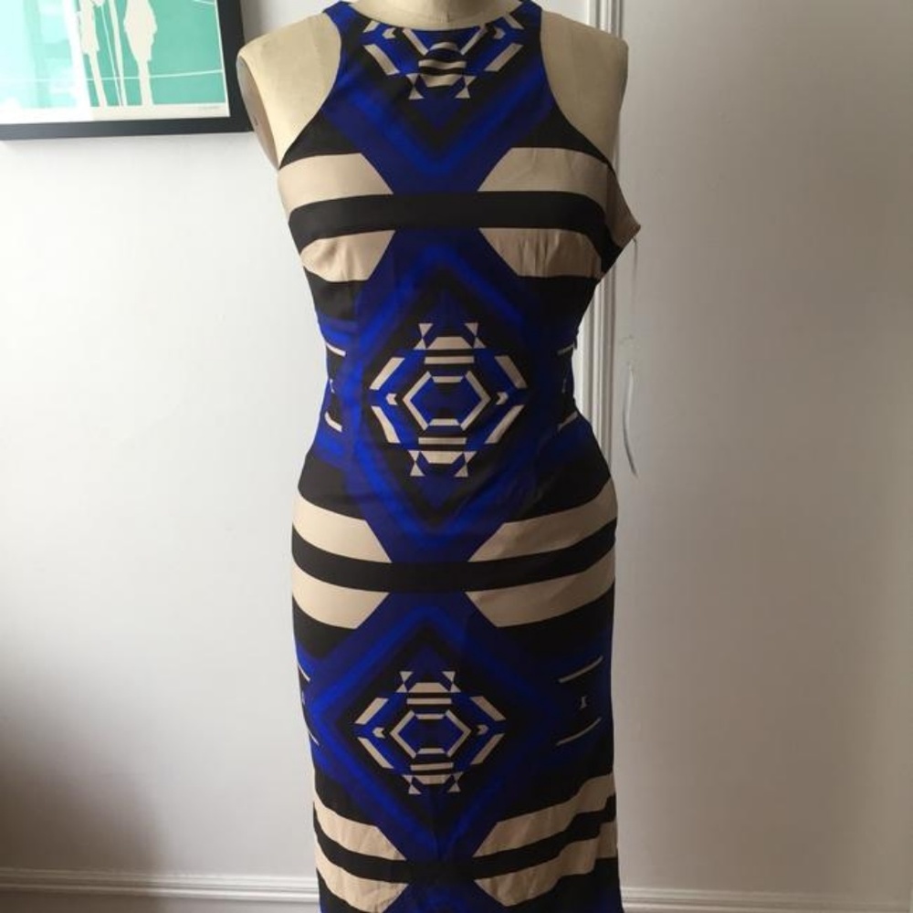 Mara Hoffman Blue Sleeveless Short Casual Dress